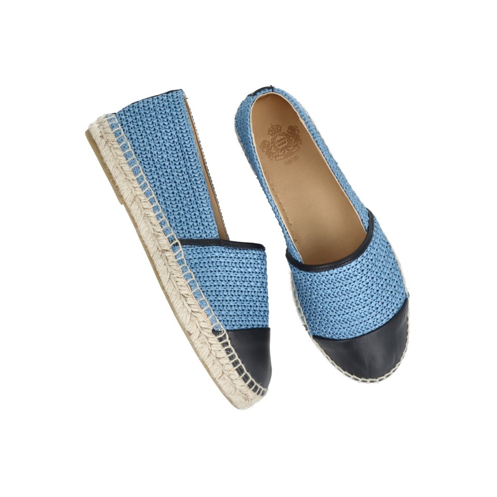 Calzoleria david Slip-On “Mule” in Avion Blue size 38 ( US 8)